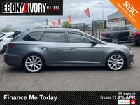 USED 2017 17 SEAT LEON 2.0 TDI FR Technology ST 5dr Diesel DSG Euro 6 (s/s) (184 ps) 2 OWNERS FROM NEW, 2 KEYS, BOOK PACK, FRESH SERVICE + 1YR MOT WITHIN THE SALE