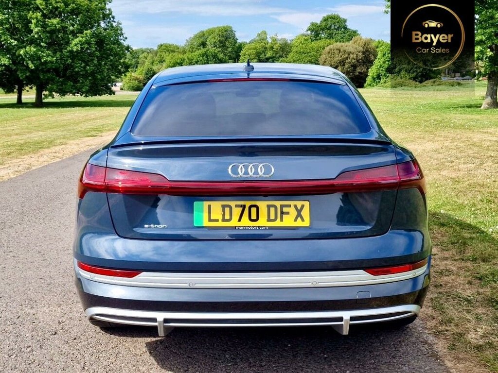 USED 2020 70 AUDI E-TRON 55 Edition 1 Sportback 5dr Electric Auto quattro 95kWh (408 ps) FINANCE AVAILABLE