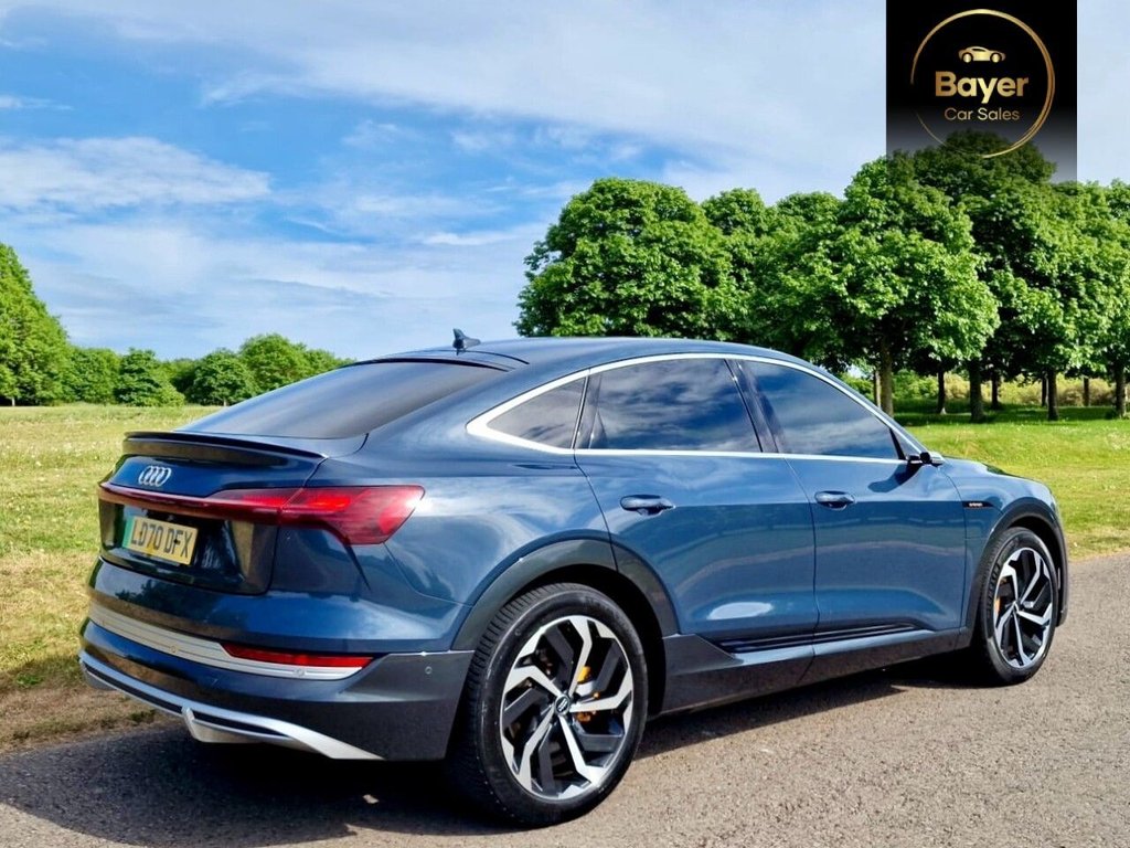 USED 2020 70 AUDI E-TRON 55 Edition 1 Sportback 5dr Electric Auto quattro 95kWh (408 ps) FINANCE AVAILABLE