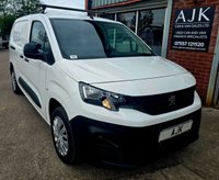 USED 2021 21 PEUGEOT PARTNER 1.5 BlueHDi 950 Professional Long Panel Van 6dr Diesel Manual LWB Euro 6 (100 bhp) APPLE CAR PLAY, 3 SEATER