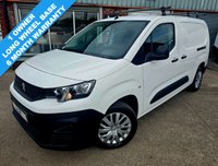USED 2021 21 PEUGEOT PARTNER 1.5 BlueHDi 950 Professional Long Panel Van 6dr Diesel Manual LWB Euro 6 (100 bhp) APPLE CAR PLAY, 3 SEATER