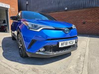 USED 2018 53 TOYOTA C-HR 1.8 VVT-h Dynamic SUV 5dr Petrol Hybrid CVT Euro 6 (s/s) (122 ps) 6 stamps, nav, camera & fresh MOT
