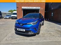 USED 2018 53 TOYOTA C-HR 1.8 VVT-h Dynamic SUV 5dr Petrol Hybrid CVT Euro 6 (s/s) (122 ps) 6 stamps, nav, camera & fresh MOT