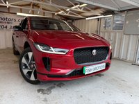 USED 2022 22 JAGUAR I-PACE 400 90kWh Black SUV 5dr Electric Auto 4WD (400 ps)+1 OWNER FROM NEW+HISTORY+2 KEYS+PANORAMIC SUNROOF+MEDIA+APPS+NAV+BLUETOOTH+LEATHER SEATS+PARK CONTROL+PRIVACY+ 2 KEYS+1 OWNER FROM NEW+MEDIA+2 CABLES+HISTORY+PANORAMIC SUNROOF+FULL LEATHER SEATS+PRIVACY+20" ALLOYS+BLUETOOTH+USB+AUX+DAB+APPS+CLIMATE+CRUISE+PARKING SENSORS+HEATED FRONT SEATS+REAR CAM+HPI CLEAR