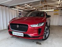 USED 2022 22 JAGUAR I-PACE 400 90kWh Black SUV 5dr Electric Auto 4WD (400 ps)+1 OWNER FROM NEW+HISTORY+2 KEYS+PANORAMIC SUNROOF+MEDIA+APPS+NAV+BLUETOOTH+LEATHER SEATS+PARK CONTROL+PRIVACY+ 2 KEYS+1 OWNER FROM NEW+MEDIA+2 CABLES+HISTORY+PANORAMIC SUNROOF+FULL LEATHER SEATS+PRIVACY+20" ALLOYS+BLUETOOTH+USB+AUX+DAB+APPS+CLIMATE+CRUISE+PARKING SENSORS+HEATED FRONT SEATS+REAR CAM+HPI CLEAR
