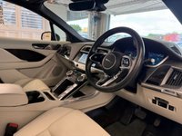 USED 2022 22 JAGUAR I-PACE 400 90kWh Black SUV 5dr Electric Auto 4WD (400 ps)+1 OWNER FROM NEW+HISTORY+2 KEYS+PANORAMIC SUNROOF+MEDIA+APPS+NAV+BLUETOOTH+LEATHER SEATS+PARK CONTROL+PRIVACY+ 2 KEYS+1 OWNER FROM NEW+MEDIA+2 CABLES+HISTORY+PANORAMIC SUNROOF+FULL LEATHER SEATS+PRIVACY+20" ALLOYS+BLUETOOTH+USB+AUX+DAB+APPS+CLIMATE+CRUISE+PARKING SENSORS+HEATED FRONT SEATS+REAR CAM+HPI CLEAR