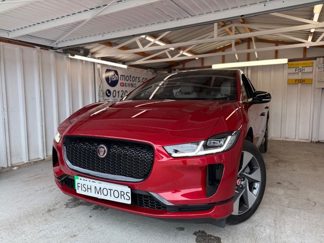 View our Jaguar I-Pace 400 90kWh Black SUV 5dr Electric Auto 4WD (400 ps)+1 OWNER FROM NEW+HISTORY+2 KEYS+PANORAMIC SUNROOF+MEDIA+APPS+NAV+BLUETOOTH+LEATHER SEATS+PARK CONTROL+PRIVACY+