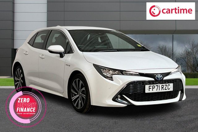 View our Toyota Corolla 1.8 VVT-h GPF Design Hatchback 5dr Petrol Hybrid CVT Euro 6 (s/s) (122 ps) Reverse Camera, Heated Seats, Parking Sensors, Adaptive Cruise Control, 8-Inch Touchscreen