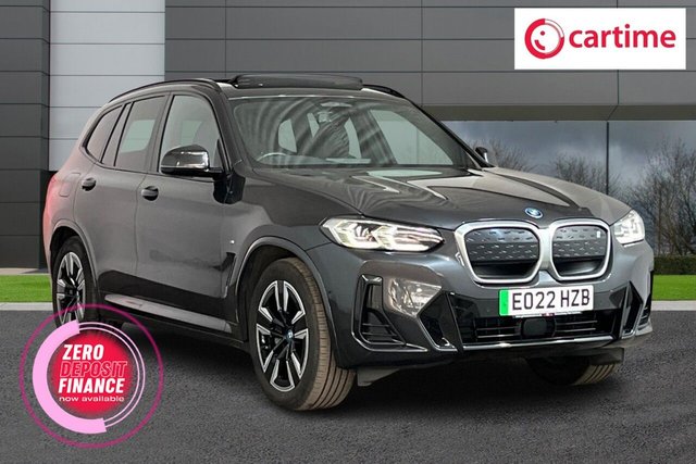 View our BMW Ix3 80kWh M Sport SUV 5dr Electric Auto (286 ps) Panoramic Sunroof, Reverse Camera, Towbar, Media Display, DAB - Digital Radio