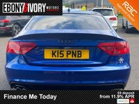 USED 2015 K AUDI A5 2.0 TDI Black Edition Plus Sportback 5dr Diesel Manual Euro 6 (s/s) (190 ps) AUDI SERVICE HISTORY, 2 KEYS, BOOK PACK, FRESH SERVICE + 1YR MOT WITHIN THE SALE