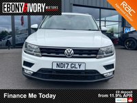 USED 2017 17 VOLKSWAGEN TIGUAN 2.0 TDI BlueMotion Tech SE SUV 5dr Diesel Manual Euro 6 (s/s) (150 ps) 2 OWNERS FROM NEW, FULL SERVICE HISTORY INCLUDING TIMING BELT + WATER PUMP CHANGE @44K, 2 KEYS, BOOK PACK, FRESH SERVICE + 1YR MOT WITHIN THE SALE