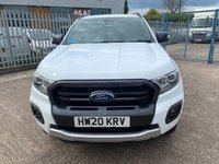 USED 2020 20 FORD RANGER 2.0 WILDTRAK ECOBLUE BI TURBO DOUBLE CAB PICKUP WITH TRUCKMAN TOP 