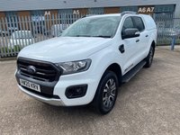USED 2020 20 FORD RANGER 2.0 WILDTRAK ECOBLUE BI TURBO DOUBLE CAB PICKUP WITH TRUCKMAN TOP 