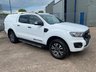USED 2020 20 FORD RANGER 2.0 WILDTRAK ECOBLUE BI TURBO DOUBLE CAB PICKUP WITH TRUCKMAN TOP 