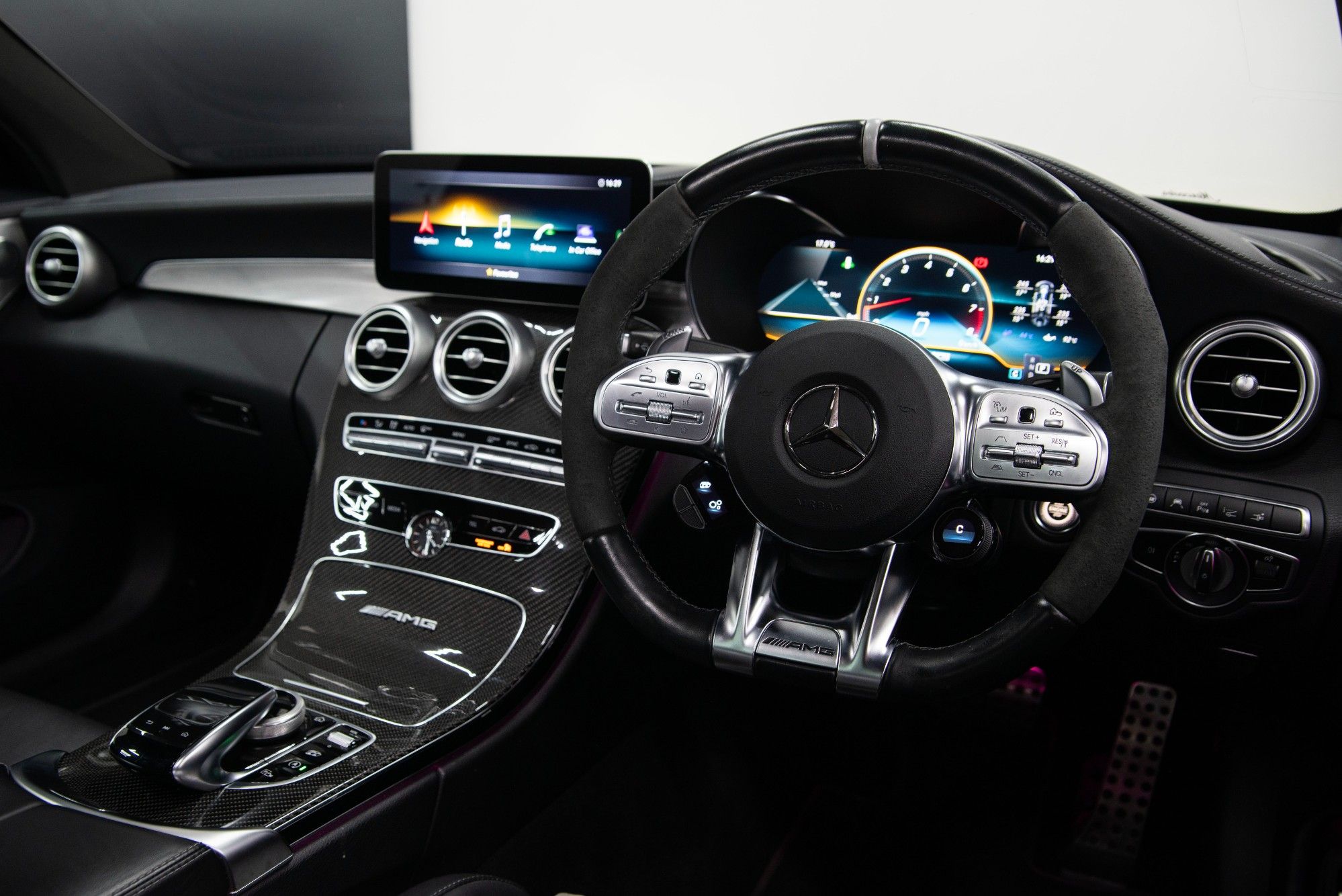USED 2021 21 MERCEDES-BENZ C-CLASS 4.0 C63 V8 BiTurbo AMG S Night Edition Premium Plus 