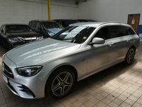 USED 2021 70 MERCEDES-BENZ E-CLASS 2.0 E300de 13.5kWh AMG Line Edition Estate 5dr Diesel Plug-in Hybrid G-Tronic+ Euro 6 (s/s) (306 ps) SAT NAV HEATED LEATHER SEATS CRUISE CONTROL REAR VIEW CAMERA PARKING SENSORS 12 OWNER SERVICE HISTORY WARRANTY