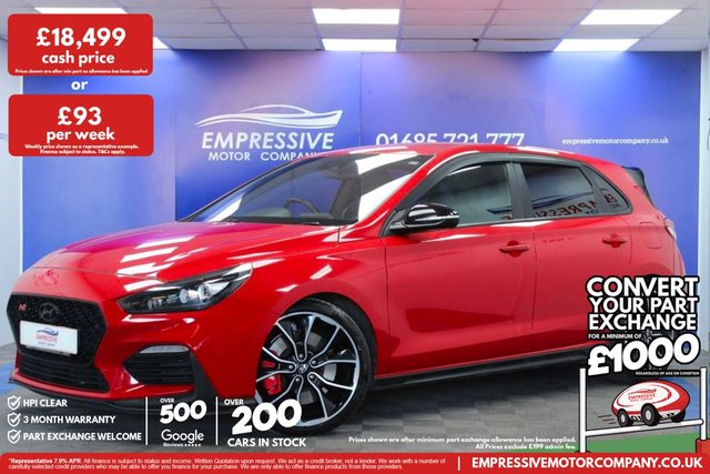 2018 I30 2.0 T GDI N PERFORMANCE HATCHBACK 5DR PETROL MANUAL EURO 6 S... photo
