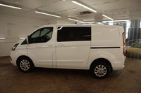 USED 2021 21 FORD TRANSIT CUSTOM 2.0 320 EcoBlue Limited Crew Van Double Cab 5dr Diesel Auto L1 H1 Euro 6 (s/s) (170 ps) 
