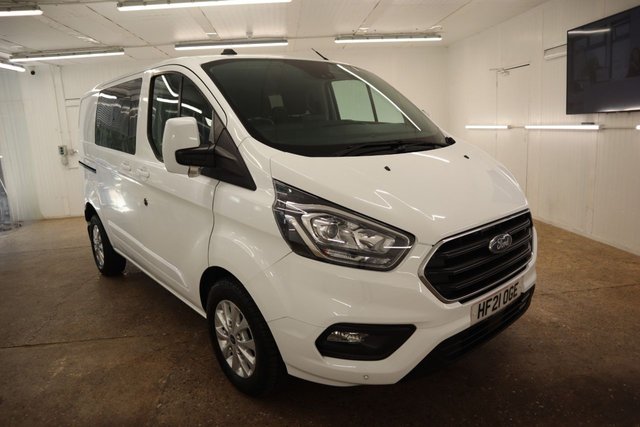 2021 21 Ford Transit Custom 2.0 320 EcoBlue Limited Crew Van Double Cab 5dr Diesel Auto L1 H1 Euro 6 (s/s) (170 ps)