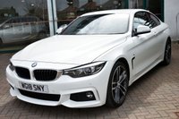 USED 2018 18 BMW 4 SERIES 420i M-SPORT COUPE 8-SPEED AUTO 181 BHP (EURO 6) M-Sport Plus Package / Reverse Cam