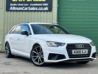 USED 2018 68 AUDI A4 AVANT 2.0 TFSI 40 Black Edition Estate 5dr Petrol S Tronic Euro 6 (s/s) (190 ps) 3 OWNER SERIVCE HISTORY
