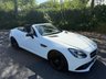 USED 2017 67 MERCEDES-BENZ SLC 1.6 SLC180 AMG Line Convertible 2dr Petrol G-Tronic-2 OWNER CAR FINISHED IN POLAR WHITE WITH TWO TONE NAPPA LEATHER-ADVANCED PARKING GUIDANCE-SPORTS SUSPENSION-DAB RADIO-HEATED SEAT-CRUISE CONTROL-BLUETOOTH-LED HEADLIGHTS-18