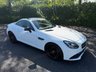 USED 2017 67 MERCEDES-BENZ SLC 1.6 SLC180 AMG Line Convertible 2dr Petrol G-Tronic-2 OWNER CAR FINISHED IN POLAR WHITE WITH TWO TONE NAPPA LEATHER-ADVANCED PARKING GUIDANCE-SPORTS SUSPENSION-DAB RADIO-HEATED SEAT-CRUISE CONTROL-BLUETOOTH-LED HEADLIGHTS-18