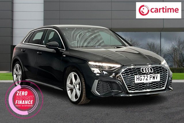 View our Audi A3 1.5 TFSI 35 S line Sportback 5dr Petrol Manual Euro 6 (s/s) (150 ps) Touchscreen, Apple CarPlay / Android Auto, Bluetooth, DAB - Digital Radio, Rear Parking Sensors