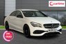 USED 2018 68 MERCEDES-BENZ CLA 1.6 CLA200 AMG Line Night Edition Coupe 4dr Petrol 7G-DCT Euro 6 (s/s) (156 ps) 7in Sat Nav Screen, Reverse Camera, Heated Half-Leather Seats, Auto LED Lights, Bluetooth / USB / CD 7in Sat Nav Screen, Reverse Camera, Heated Half-Leather Seats, Auto LED Lights, Bluetooth / USB / CD
