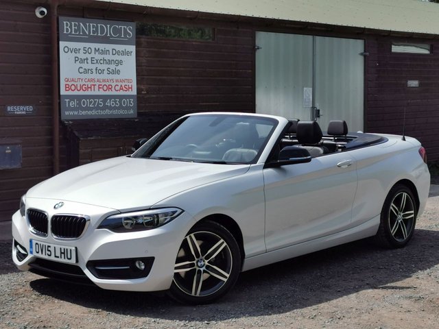 2015 15 BMW 2 Series 2.0 220i Sport Convertible 2dr Petrol Auto Euro 6 (s/s) (184 ps)