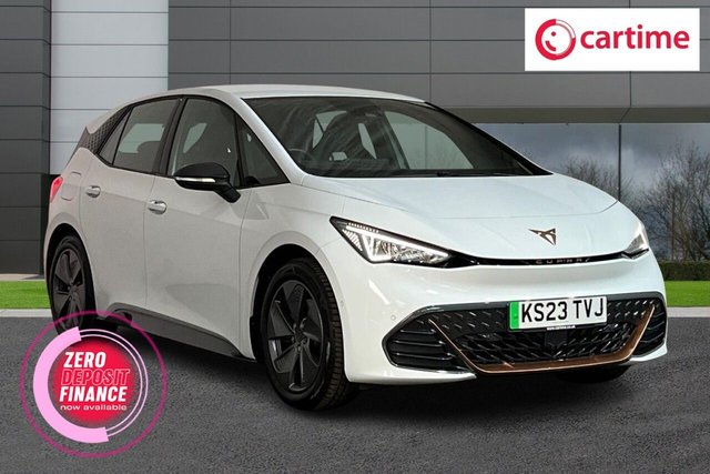 View our Cupra Born 58kWh V1 Hatchback 5dr Electric Auto (204 ps) Heated Steering Wheel, Wireless Smartphone Connection, Parking Sensors, 12-Inch Media Display, LED Headlights
