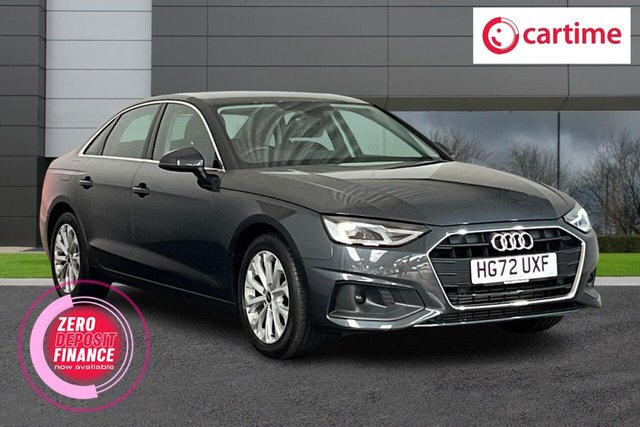 View our Audi A4 2.0 TFSI 35 Technik Saloon 4dr Petrol S Tronic Euro 6 (s/s) (150 ps) Media Display, Satellite Navigation, Apple CarPlay / Android Auto, Bluetooth, Cruise Control 