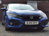 USED 2018 18 HONDA CIVIC 1.5 VTEC Turbo Sport Plus Hatchback 5dr Petrol Manual Euro 6 (s/s) (182 ps) 7x HONDA SERVICES!
