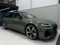 USED 2021 21 AUDI RS6 AVANT 4.0 TFSI V8 Vorsprung Estate 5dr Petrol Tiptronic quattro Euro 6 (s/s) (600 ps) District Green over Cognac
