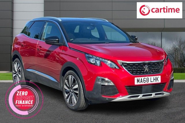 View our Peugeot 3008 1.5 BlueHDi GT Line Premium SUV 5dr Diesel Manual Euro 6 (s/s) (130 ps) Panoramic Roof, Drivers Massage Seat, Reverse Camera, LED Headlights, Heated Front Seats