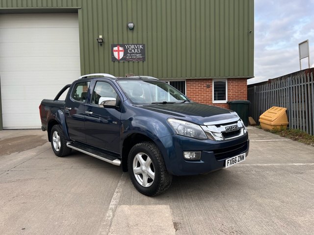 2016 66 Isuzu D-Max 2.5 TD Utah Huntsman Pickup 4dr Diesel Manual 4x4 (192 g/km, 161 bhp)
