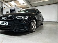 USED 2017 67 AUDI S3 2.0 TFSI Black Edition Sportback 5dr Petrol S Tronic quattro Euro 6 (s/s) (310 ps) 