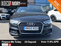 USED 2017 66 AUDI A3 2.0 TDI S line Hatchback 3dr Diesel S Tronic Auto 6Spd Euro 6 (s/s) (150 ps) AUDI SERVICE HISTORY, 2 KEYS, BOOK PACK, FRESH SERVICE + 1YR MOT WITHIN THE SALE