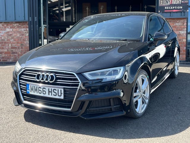 2017 66 Audi A3 2.0 TDI S line Hatchback 3dr Diesel S Tronic Auto 6Spd Euro 6 (s/s) (150 ps)