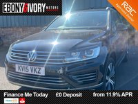 USED 2015 15 VOLKSWAGEN TOUAREG 3.0 TDI V6 BlueMotion Tech R-Line SUV 5dr Diesel Tiptronic 4WD Euro 6 (s/s) (262 ps) FULL SERVICE HISTORY 2 KEYS BOOK PACK SERVICED AS REQUIRED AND 1 YEAR MOT WITHIN THE SALE