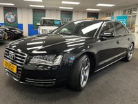 USED 2013 63 AUDI A8 3.0 TDI V6 Sport Executive Saloon 4dr Diesel Tiptronic quattro Euro 5 (s/s) (250 ps) UK DELIVERY FLAT FEE &pound;175 (SUBJECT TO DEAL) *OVER 100 IMAGES ON OUR WEBSITE*BESPOKE FINANCE ARRANGED*PART EXCHANGE WELCOME*ALL VEHICLES HPI CLEAR