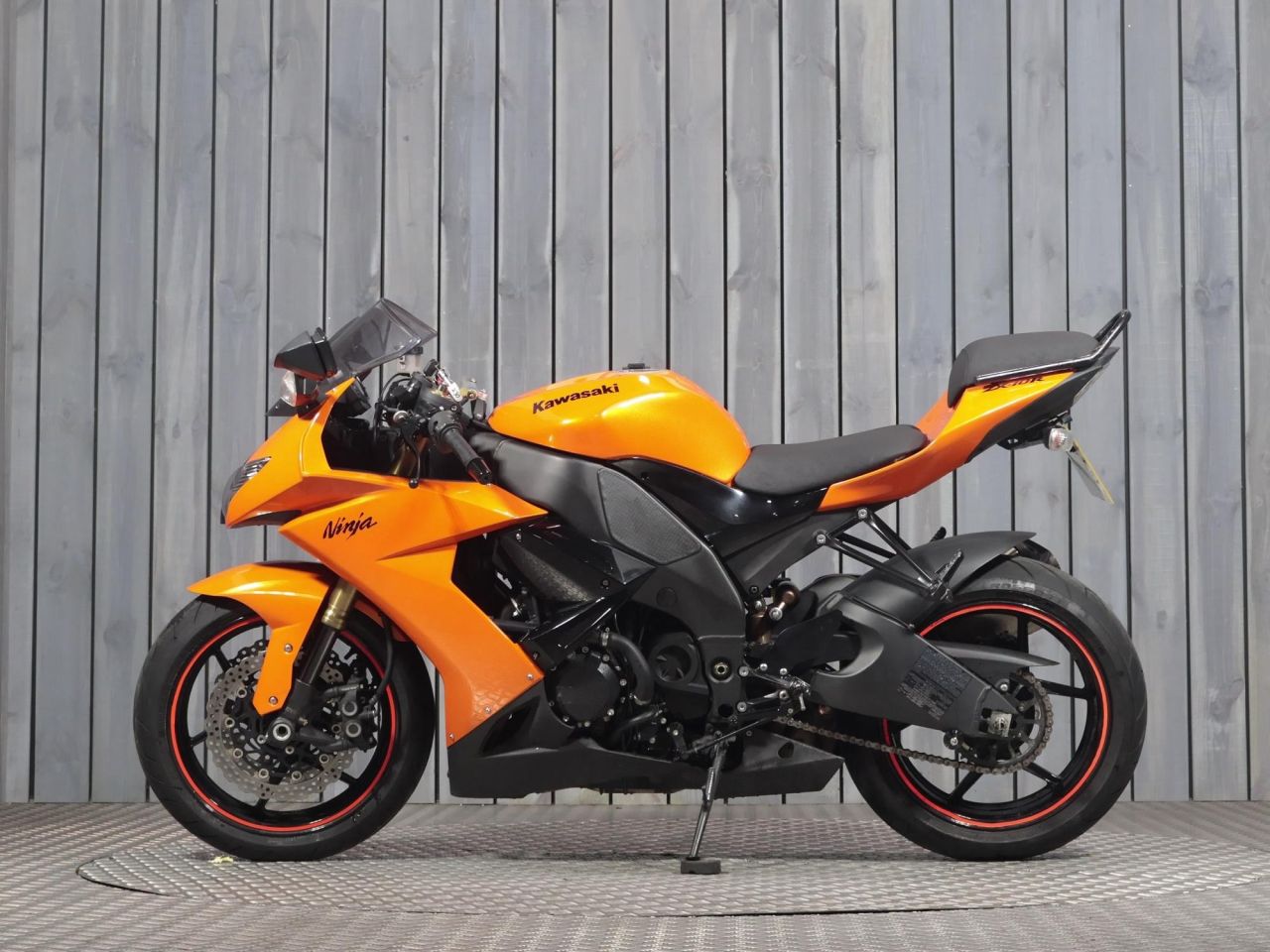 あかあか 2009 KAWASAKI NINJA ZX-10R ORANGE with 10104 miles - Used
