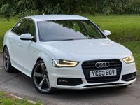USED 2013 63 AUDI A4 2.0 TDI Black Edition Saloon 4dr Diesel Manual Euro 5 (s/s) (150 ps) 