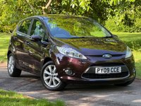 USED 2009 09 FORD FIESTA 1.25 Zetec Hatchback 5dr Petrol Manual (133 g/km, 81 bhp) 