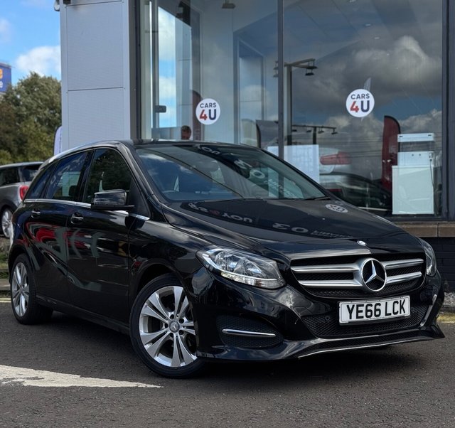 2016 66 MERCEDES-BENZ B-CLASS 1.5 B180d Sport (Executive) MPV 5dr Diesel 7G-DCT Euro 6 (s/s) (109 ps) THIS CAR COMES WITH 6 MONTHS WARRANTY , BREAKDOWN COVER & RECOVERY++  NAVIGATION SYSTEM + BLUETOOTH + DAB RADIO + USB CONNECTION + AUX CONNECTION + FRONT AND REAR PARKING SENSORS + REVERSING CAMERA + FULL  LEATHER TRIM  + FRONT HEATED SEATS + CRUISE CONTROL + CLIMATE CONTROL + PRIVACY GLASS + 17 INCH ALLOY WHEELS + ELECTRIC PARKING BRAKE + HILL HOLD ASSIST + ELECTRIC SEAT ADJUSTMENT + TRACTION CONTROL + DAY TIME RUNNING LIGHTS + PADDLE SHIFTER + AMBIENT LIGHTING + ACTIVE BREAKING ASSIST + SEAT C