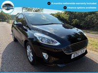 USED 2017 17 FORD FIESTA 1.1 Ti-VCT Zetec Hatchback 3dr Petrol Manual Euro 6 (s/s) (85 ps) 6 MONTHS NATIONWIDE WARRANTY-DAB