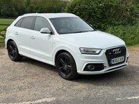 USED 2012 62 AUDI Q3 2.0 TDI S line SUV 5dr Diesel S Tronic quattro Euro 5 (s/s) (177 ps) OVER 50MPG+SAT-NAV+AUTO+1/2 LEATHER