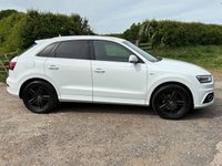 USED 2012 62 AUDI Q3 2.0 TDI S line SUV 5dr Diesel S Tronic quattro Euro 5 (s/s) (177 ps) OVER 50MPG+SAT-NAV+AUTO+1/2 LEATHER