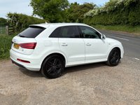 USED 2012 62 AUDI Q3 2.0 TDI S line SUV 5dr Diesel S Tronic quattro Euro 5 (s/s) (177 ps) OVER 50MPG+SAT-NAV+AUTO+1/2 LEATHER