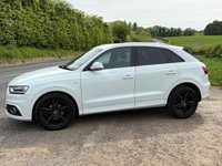 USED 2012 62 AUDI Q3 2.0 TDI S line SUV 5dr Diesel S Tronic quattro Euro 5 (s/s) (177 ps) OVER 50MPG+SAT-NAV+AUTO+1/2 LEATHER